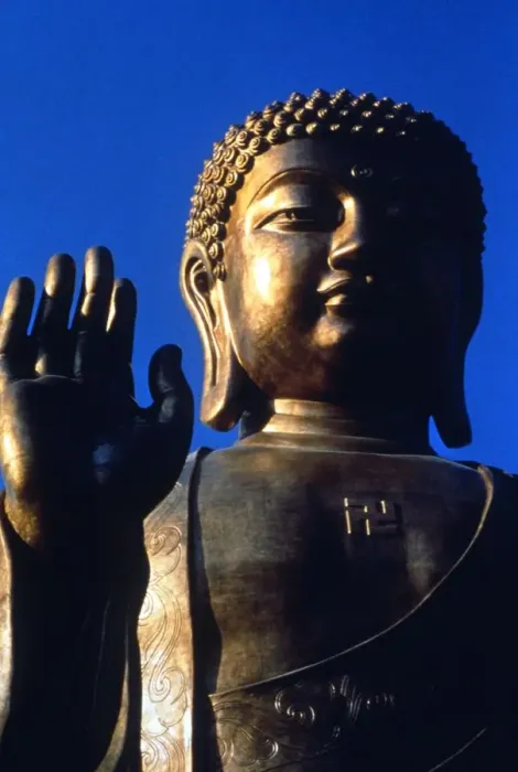 Framed Print : Buddhism The largest cast metal statue of Buddha in the world in Lantau Island Framed Print : Buddhism The largest cast metal statue of Buddha in the world in Lantau Island