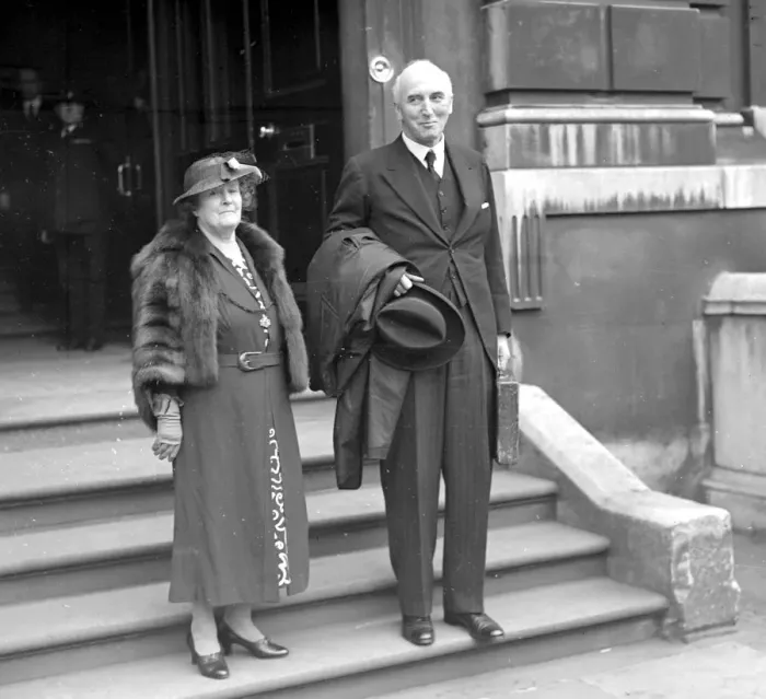 Framed Print : Budget Day, 1938. Sir John Simon and Lady Simon. 26 April 1938 Simon, John Allsebrook Framed Print : Budget Day, 1938. Sir John Simon and Lady Simon. 26 April 1938 Simon, John Allsebrook
