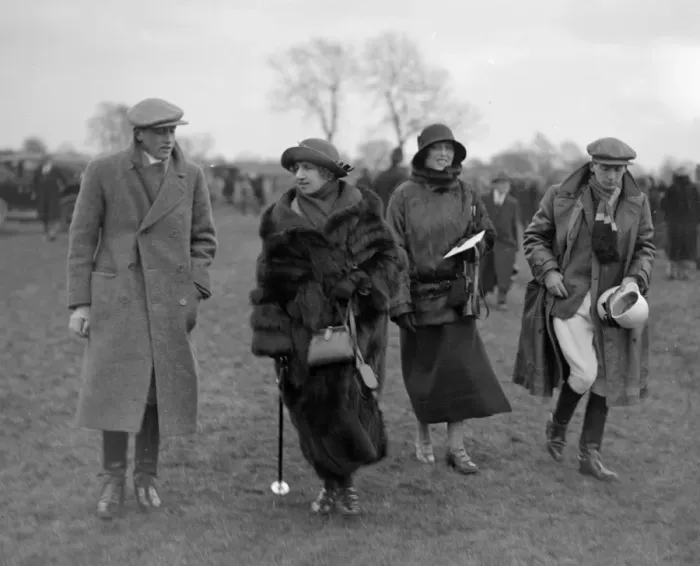 Framed Print : Bullingdon Club Point To Point at Launton. Lady Neumann and Miss Neumann