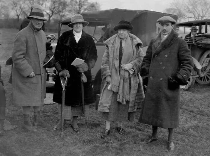Framed Print : Bullingdon Club Point To Point at Launton. Captain Arkell, Mrs Arkell, Mrs Framed Print : Bullingdon Club Point To Point at Launton. Captain Arkell, Mrs Arkell, Mrs