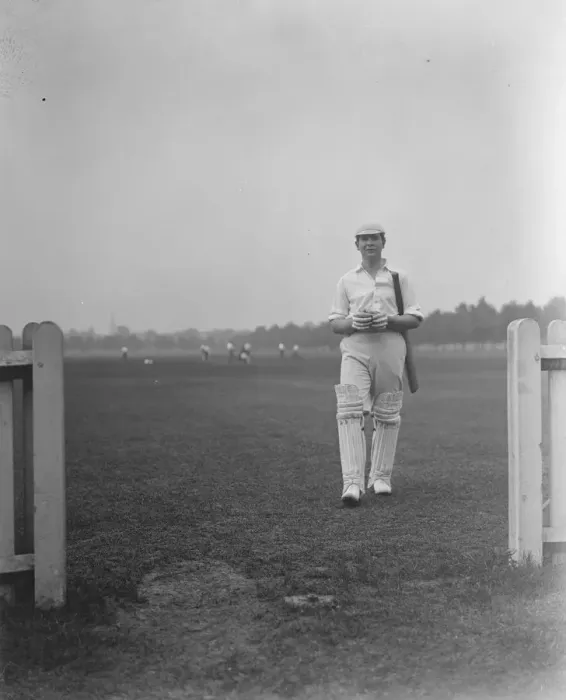 Framed Print : C K Cox the Eton Cricket Club Captain 12 July 1922 Framed Print : C K Cox the Eton Cricket Club Captain 12 July 1922