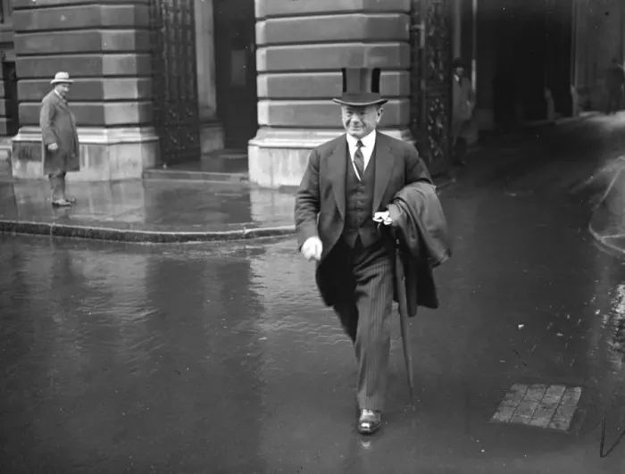 Framed Print : Cabinet and budget secrets. Mr Ls Amery leaving. ( Secretary of State for Framed Print : Cabinet and budget secrets. Mr Ls Amery leaving. ( Secretary of State for