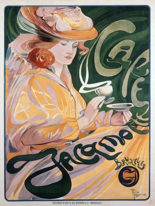 Framed Print : Cafe Jacqmotte by Nicolas Toussaint Charlet Nicolas Toussaint Charlet (December 20