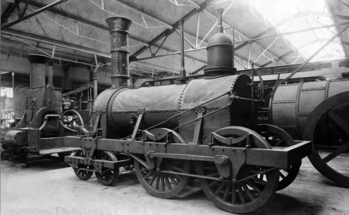 Framed Print : Campbell Campbells first Locomotive 1837 Framed Print : Campbell Campbells first Locomotive 1837