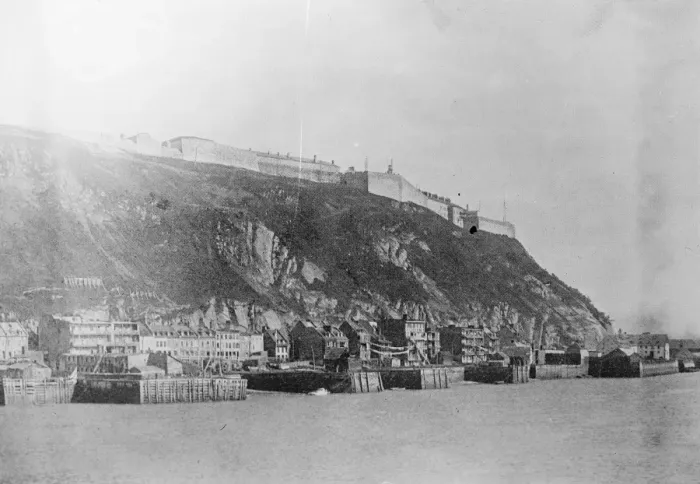 Framed Print : Cape Diamond and Citadel, Quebec. 11 March 1922 Framed Print : Cape Diamond and Citadel, Quebec. 11 March 1922