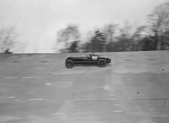 Framed Print : Captain Sir Henry Birkin in his car speeding around the Brooklands track Framed Print : Captain Sir Henry Birkin in his car speeding around the Brooklands track