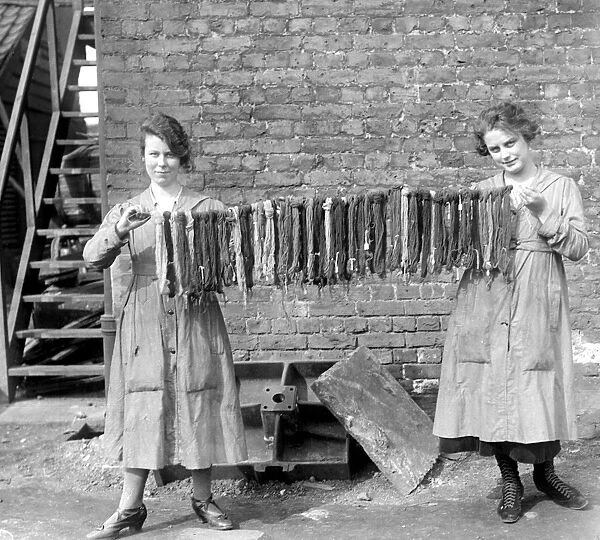 Capturing the German dye trade (London Dye Manufacturing Co). Skins of wool are