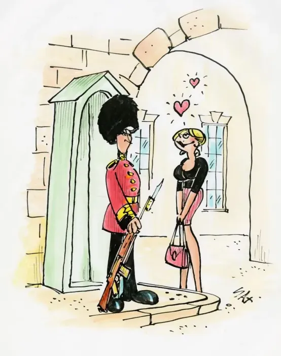 Framed Print : A cartoon by famous cartoonist Sax Framed Print : A cartoon by famous cartoonist Sax