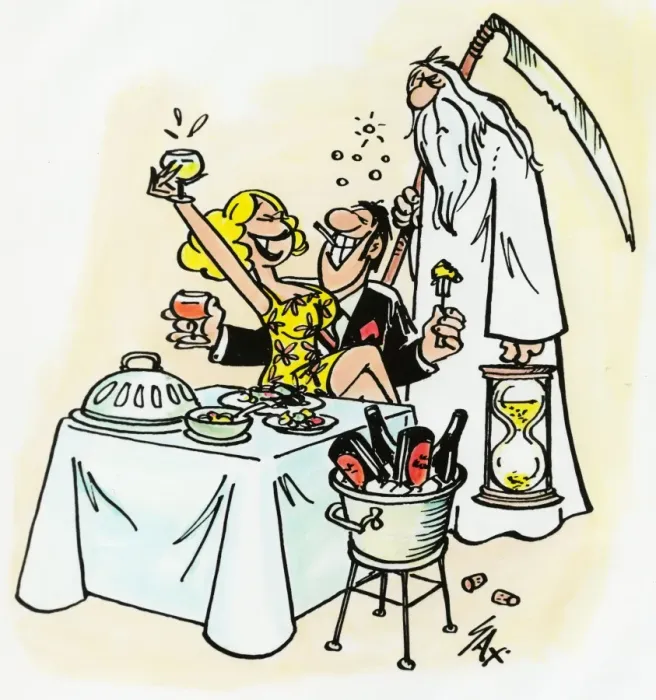 Framed Print : A cartoon by famous cartoonist Sax Framed Print : A cartoon by famous cartoonist Sax