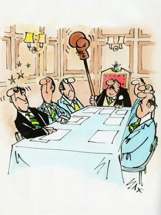 Framed Print : A cartoon by famous cartoonist Sax Framed Print : A cartoon by famous cartoonist Sax