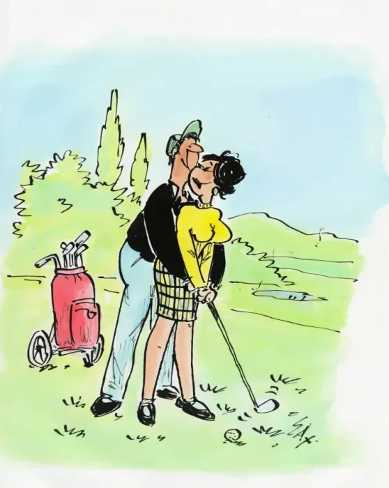 Framed Print : A cartoon by famous cartoonist Sax Framed Print : A cartoon by famous cartoonist Sax