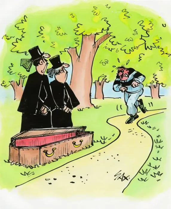 Framed Print : A cartoon by famous cartoonist Sax Framed Print : A cartoon by famous cartoonist Sax