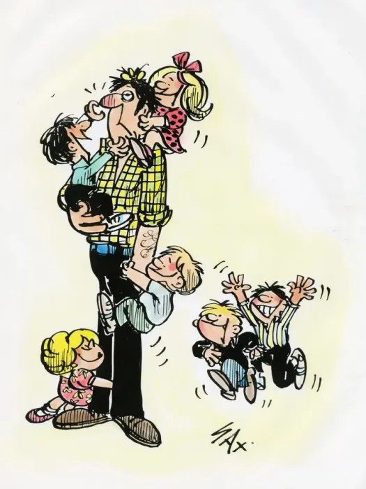 Framed Print : A cartoon by famous cartoonist Sax Framed Print : A cartoon by famous cartoonist Sax