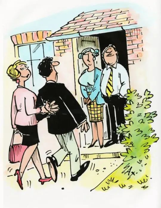 Framed Print : A cartoon by famous cartoonist Sax Framed Print : A cartoon by famous cartoonist Sax