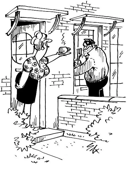 Cartoon by Sax Neighbourhood watch. If you don t know your neighbours why not offer