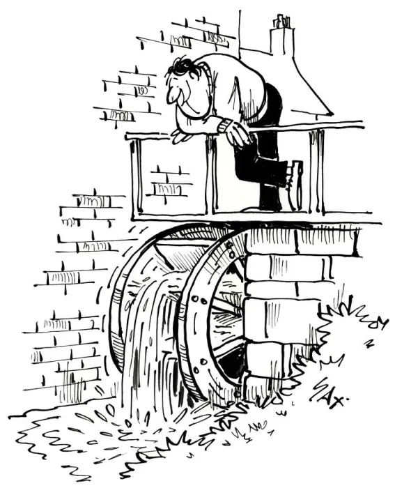 Framed Print : Cartoon by Sax Simple things for simple minds Framed Print : Cartoon by Sax Simple things for simple minds