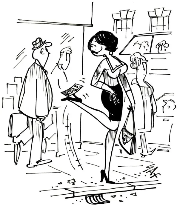 Framed Print : Cartoon by Sax Usually paying little or no attention to political correctness, Sax