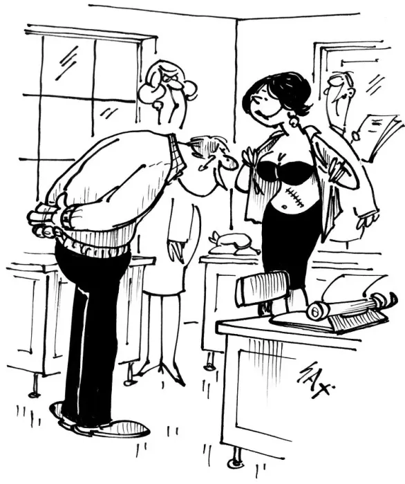 Framed Print : Cartoon by Sax Usually paying little or no attention to political correctness, Sax
