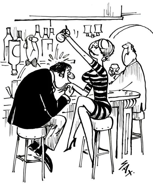Framed Print : Cartoon by Sax Usually paying little or no attention to political correctness, Sax