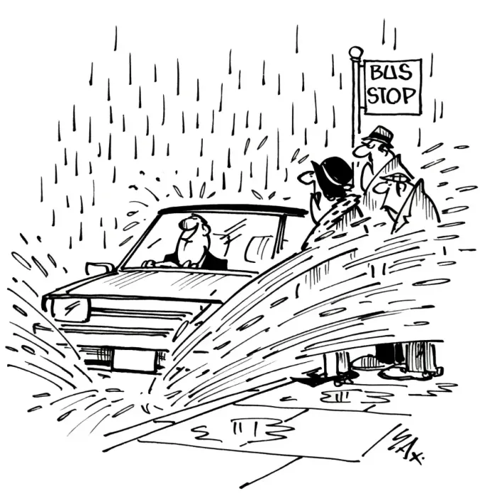 Framed Print : Cartoon by Sax Usually paying little or no attention to political correctness, Sax