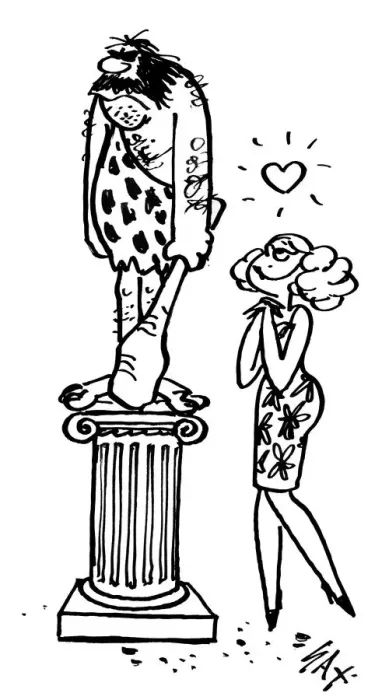 Framed Print : Cartoon by Sax Usually paying little or no attention to political correctness, Sax
