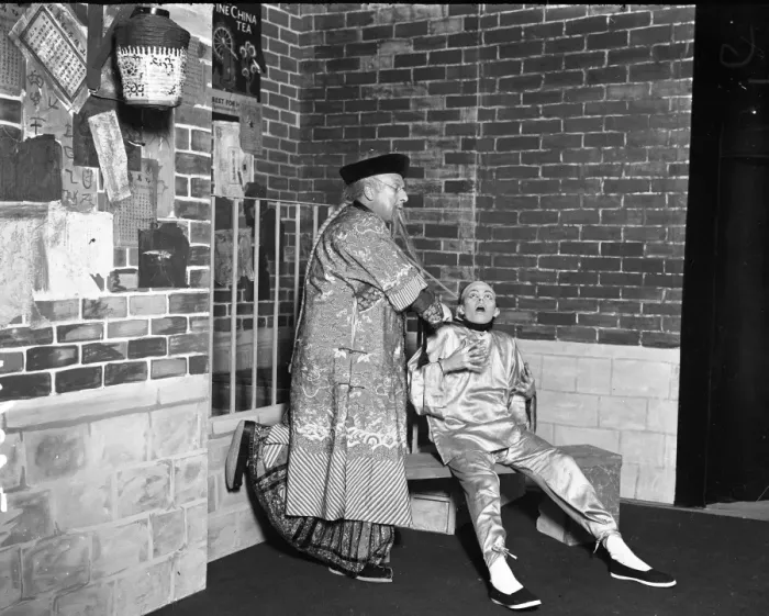 Framed Print : The Cat and the Cherub at the Stansted Theatre. Mr Ralph Alderson as, Wing Framed Print : The Cat and the Cherub at the Stansted Theatre. Mr Ralph Alderson as, Wing