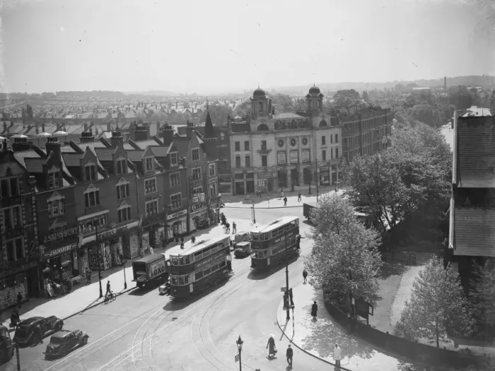 Framed Print : Catford in Lewisham, London. 1939 Framed Print : Catford in Lewisham, London. 1939