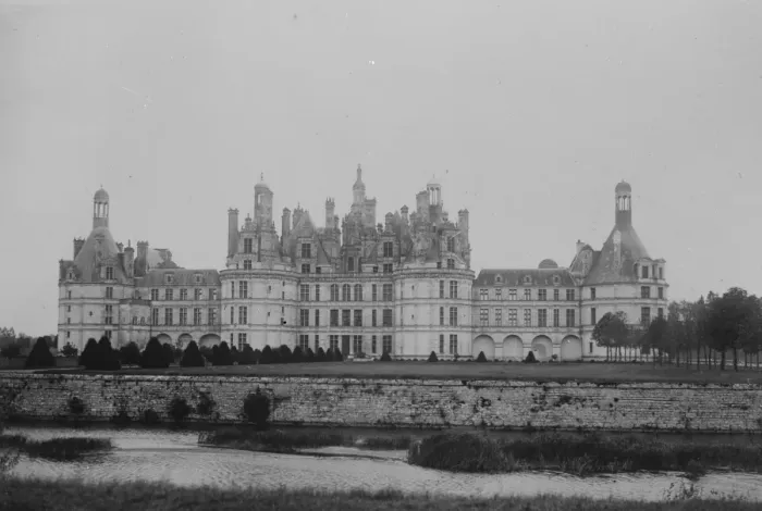 Framed Print : Chateau de Chambord, Orleans. 17 January 1928 Framed Print : Chateau de Chambord, Orleans. 17 January 1928