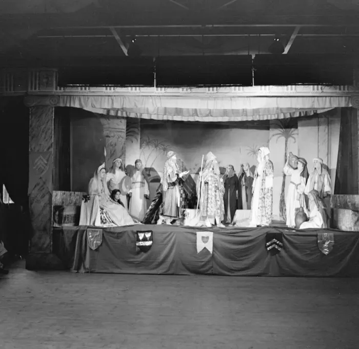 Framed Print : Children from Our Ladys High School in Dartford, Kent, performing a school play Framed Print : Children from Our Ladys High School in Dartford, Kent, performing a school play