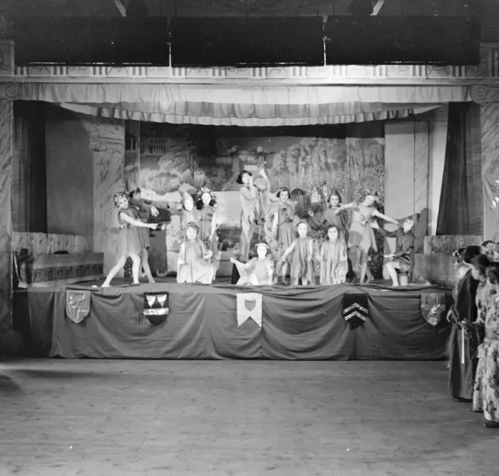Framed Print : Children from Our Ladys High School in Dartford, Kent, performing a school play Framed Print : Children from Our Ladys High School in Dartford, Kent, performing a school play