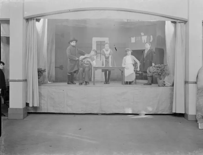 Framed Print : Children of St Mary Cray Council School in Bromley, Kent, perform in a stage concert