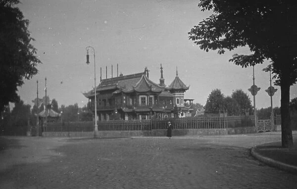 Chinese ( Lacken ) Palace in Brussels in Belgium March 1921