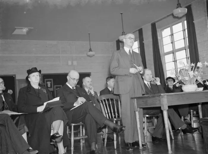 Framed Print : The Chislehurst Central School opening, Kent. 1936 Framed Print : The Chislehurst Central School opening, Kent. 1936