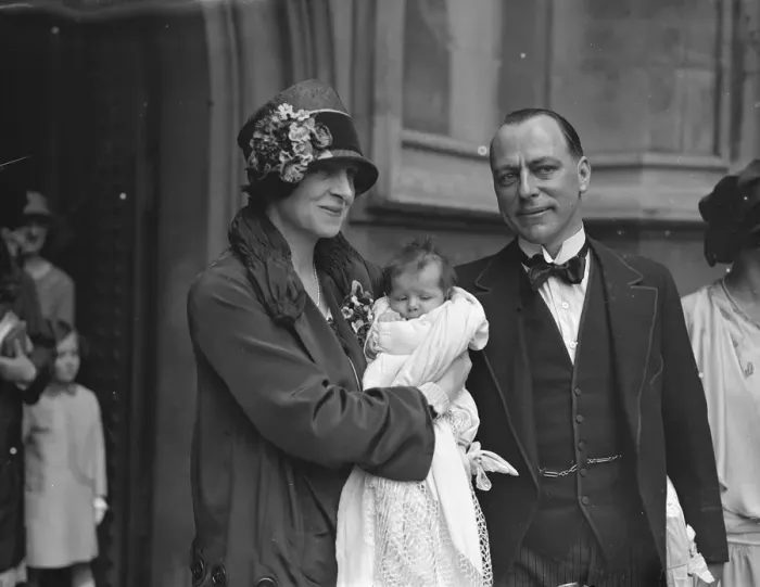 Framed Print : The christening of the infant daughter of Mr HG Williams, MP, took place today Framed Print : The christening of the infant daughter of Mr HG Williams, MP, took place today