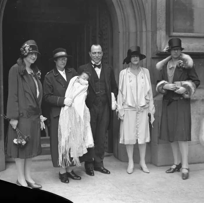 Framed Print : The christening of the infant daughter of Mr HG Williams, MP, took place today Framed Print : The christening of the infant daughter of Mr HG Williams, MP, took place today