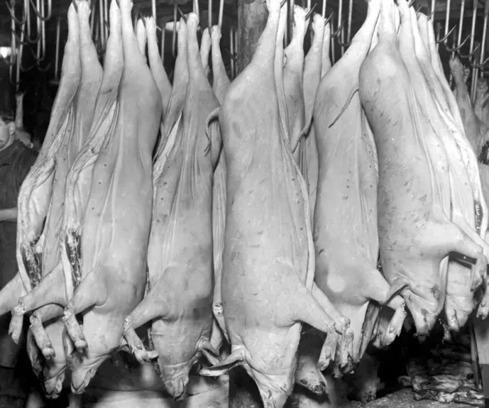 Framed Print : Christmas meat at Smithfield Framed Print : Christmas meat at Smithfield