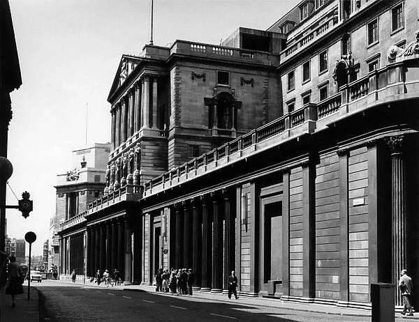 City of London. The Bank of England. 1950 s