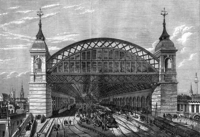 Framed Print : The city terminus of the South-Eastern Railway, Cannon Street - Cannon Street is a National Rail Framed Print : The city terminus of the South-Eastern Railway, Cannon Street - Cannon Street is a National Rail