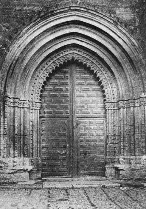 Framed Print : Ciudad Real The portal of the church of San Pedro. 7 February 1928