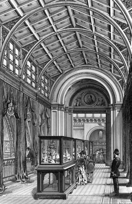Framed Print : The Consort Court in the South Kensington Museum, 1875 Framed Print : The Consort Court in the South Kensington Museum, 1875