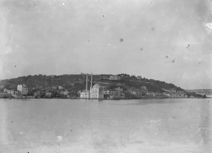 Framed Print : Constantinople from the Bosphorus over the Istanbul Strait February 1925