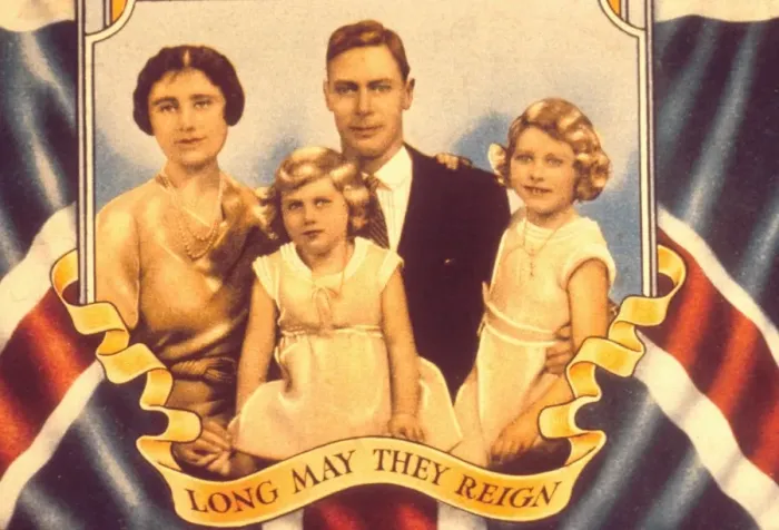 Framed Print : Coronation song book - King George VI and family - Long May They Reign Framed Print : Coronation song book - King George VI and family - Long May They Reign