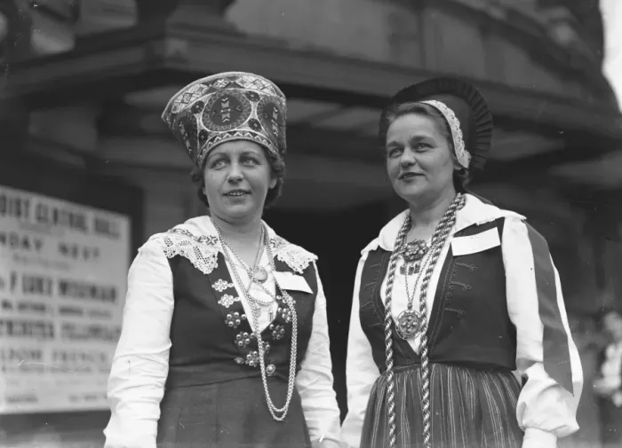 Framed Print : Countrywomen of the World Congress at Central Hall North Estonia, Mrs Orajanson Framed Print : Countrywomen of the World Congress at Central Hall North Estonia, Mrs Orajanson