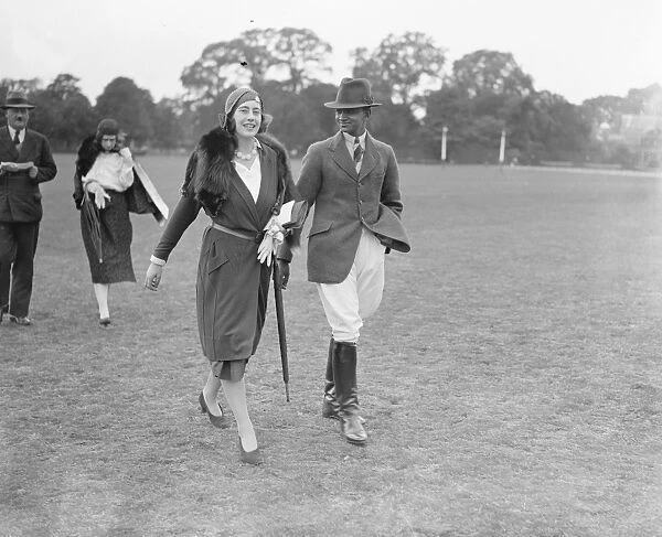 County Polo at Ranelagh The Maharajah of Jaipur and Miss June Harrison Bradley 18
