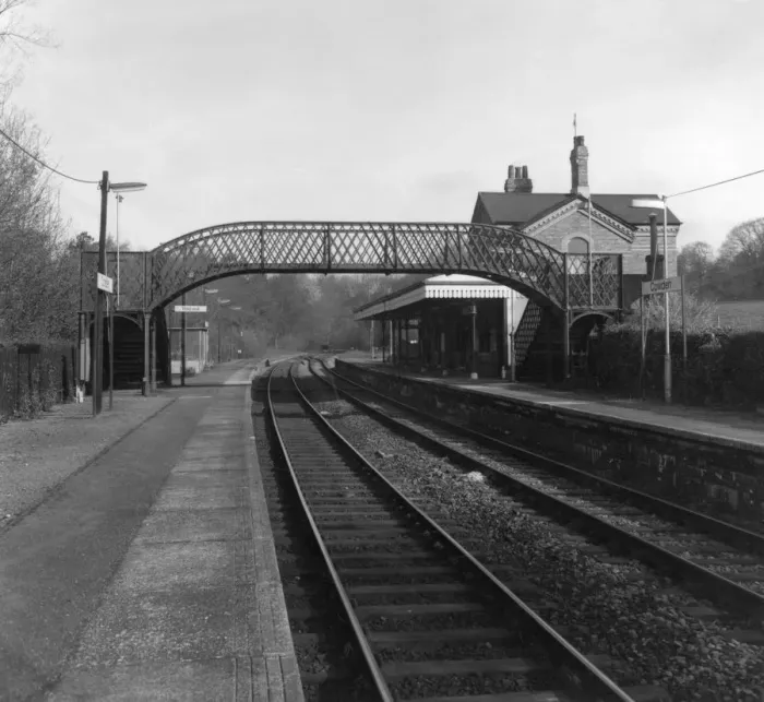 Framed Print : Cowden Station, Kent, England c. 1970s Credit: TopFoto Framed Print : Cowden Station, Kent, England c. 1970s Credit: TopFoto