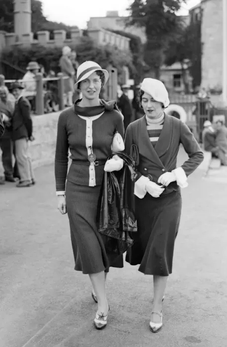Framed Print : At Cowes. Lady Dashwood and Mrs John Fane ( left ) 1933 Framed Print : At Cowes. Lady Dashwood and Mrs John Fane ( left ) 1933