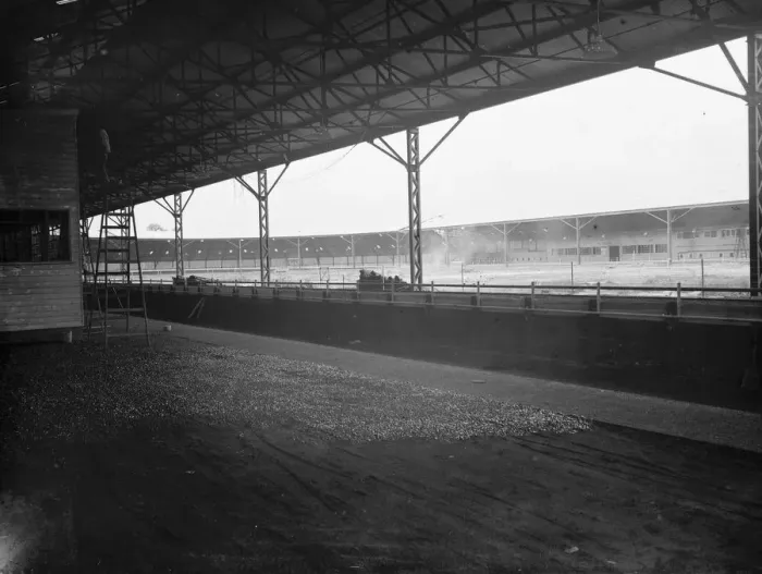 Framed Print : Crayford Greyhound Stadium. 1 July 1937