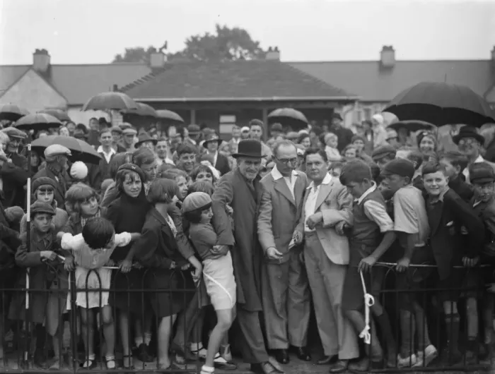 Framed Print : Crayford playground is opened by J T Eden 1936 Framed Print : Crayford playground is opened by J T Eden 1936