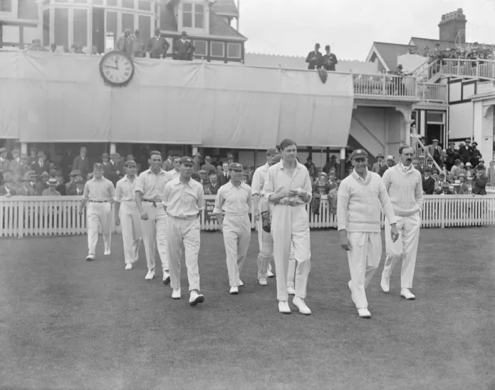 Framed Print : Cricket. England versus South Africa at Birmingham. England coming out to field Framed Print : Cricket. England versus South Africa at Birmingham. England coming out to field