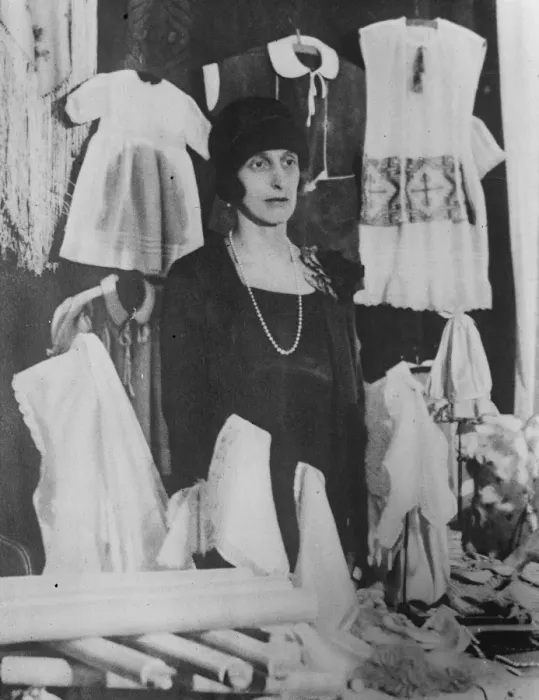 Framed Print : The Crown Princess of Sweden at a Bazaar in Stockholm. 16 March 1927 Framed Print : The Crown Princess of Sweden at a Bazaar in Stockholm. 16 March 1927